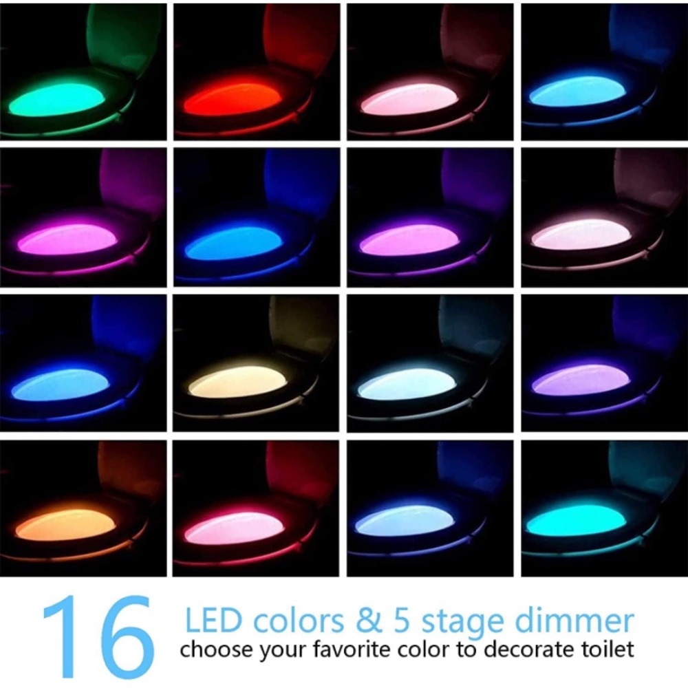 Chunace 16 color toilet night light - Picture 6 of 9